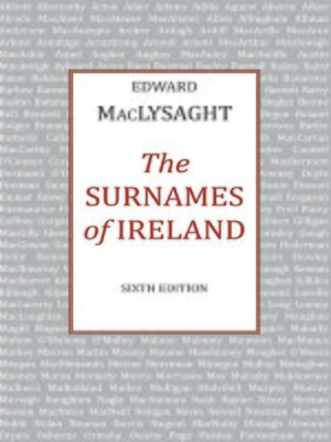 cover image of The Surnames of Ireland